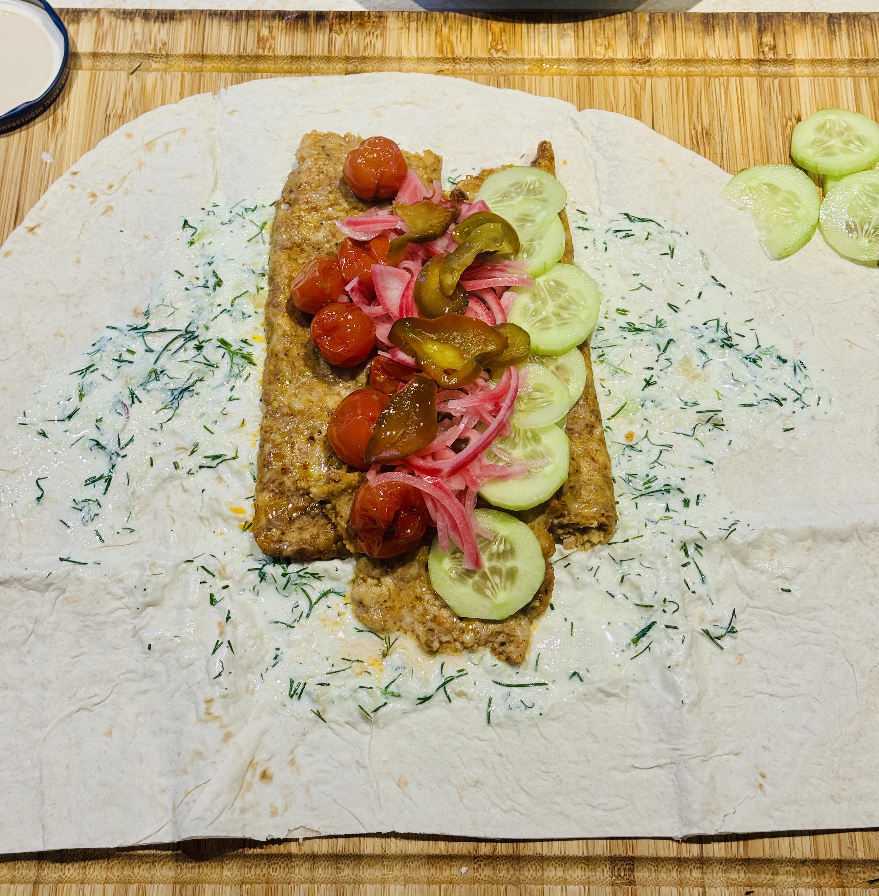 Chicken Tzatziki Lavash
