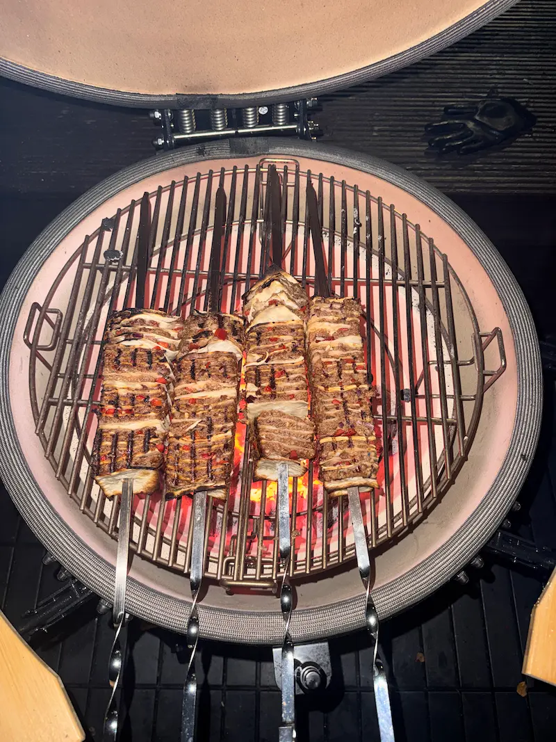 Tortilla Beef Kebabs